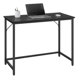 Czarne biurko komputerowe LOFT
