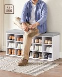 Szafka na buty z siedziskiem - Stylowa ławka do przechowywania obuwia