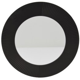 Eleganckie Okrągłe Lustro 30 cm - Kolor Czarny