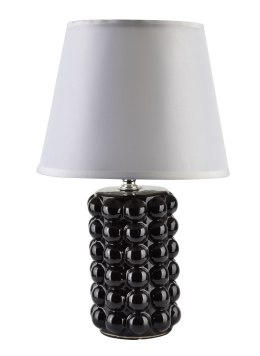 LETI BUBBLE Lampa stołowa 9,5x9,5xh czarna + biały klosz