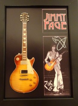 Mini gitara Jimmy Page w ramce FMG-012