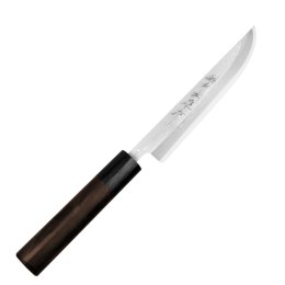 Hideo Kitaoka Shirogami Satin Nóż Matsuba 12cm